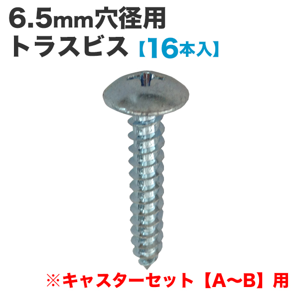 キャスターセット【A～B】用トラスビス5×30mm 16本入