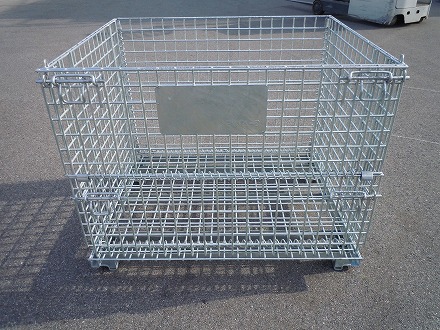 メッシュパレットM　ドブメッキ(平和製) 800L×1000W×840H