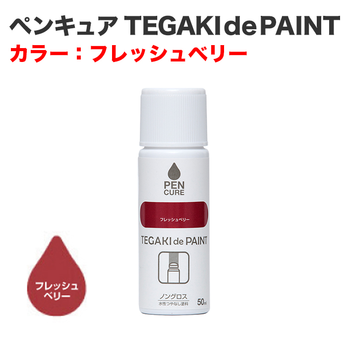 ペンキュア TEGAKI de PAINT 50ml フレッシュベリー