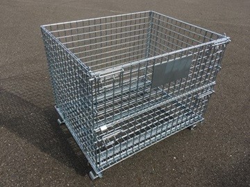 お値打ちメッシュパレット　電気メッキ  W1000×L800×H850(ﾋﾟｯﾁ50×50)