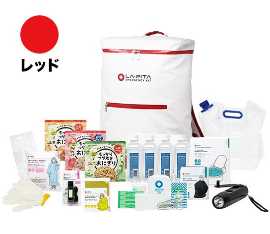 防災セット ラピタ スタンダードβ レッド